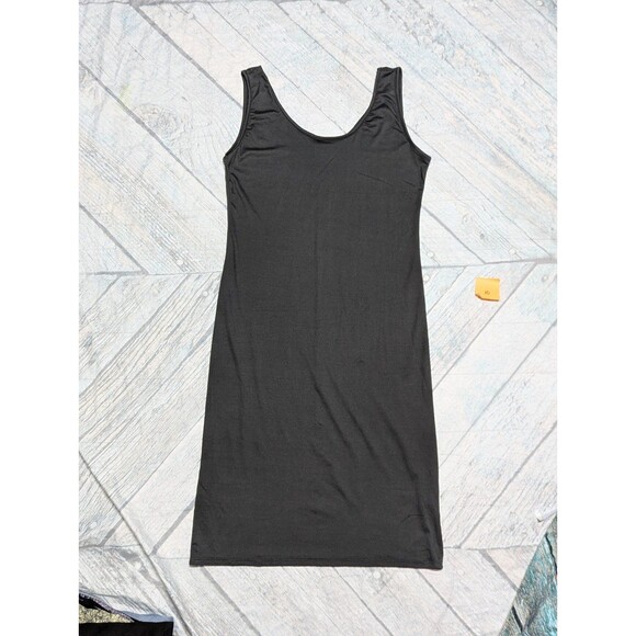 Eimin‎ Women's 2xl Slate Grey Super Soft Tank Midi Dress - Picture 4 of 5